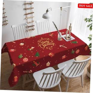 Christmas tablecloth Party decorations Table mat home cloths