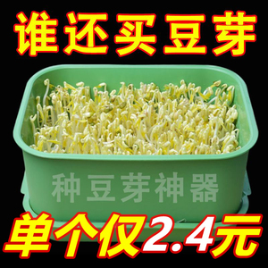 四季吃新鲜豆芽全自动豆芽发芽神器食品级大号水培育苗托盘专用盆