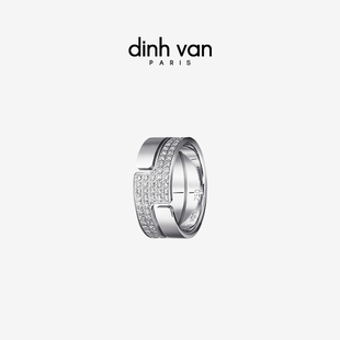dinh 系列白金钻石戒指 Seventies van巴黎帝梵
