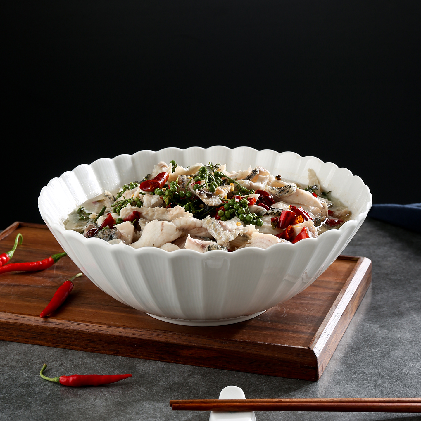 汤面碗创意大汤盆大盘碗酸菜鱼碗