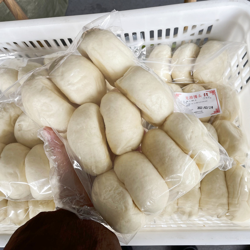 馒头手工衢州特产龙游小吃葱花馒包点