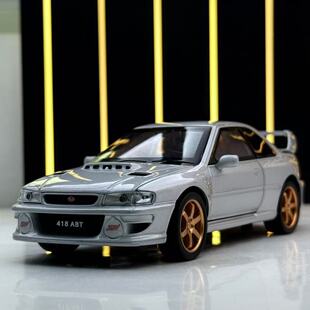 【DZ093】众源兴合金车模1:32斯巴鲁翼豹声光回力玩具汽车音效模