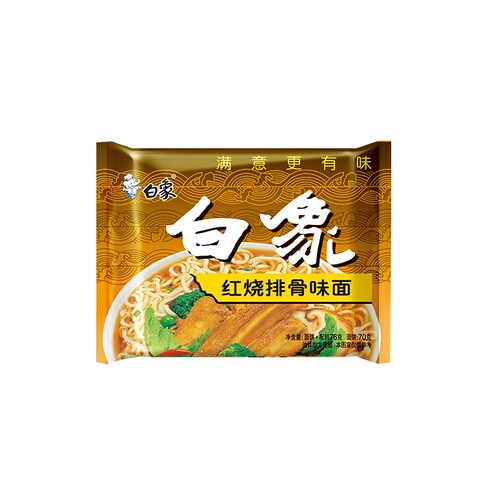 白象红烧排骨味面76g