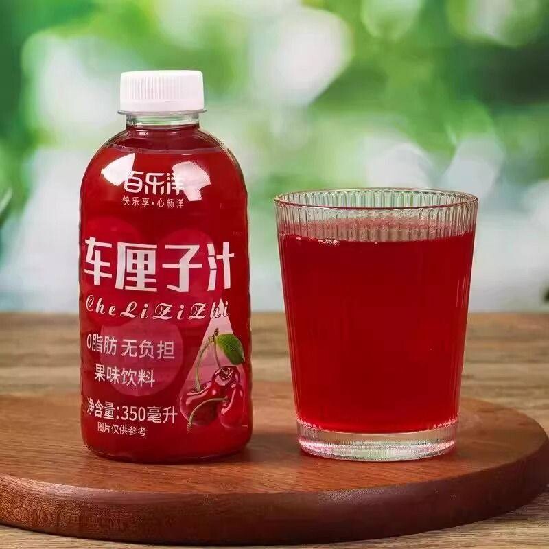 车厘子味果味饮料350ml*1瓶图片