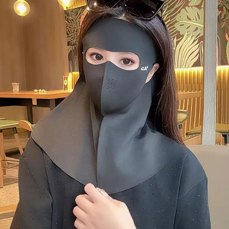 抖音爆款防晒面全遮面夏季防晒面罩防紫外线遮阳女全脸护颈