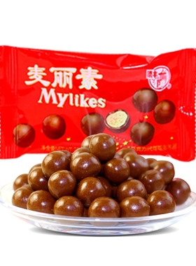 梁丰麦丽素巧克力25g儿童怀旧零食品小吃糖果批发（代可可脂）