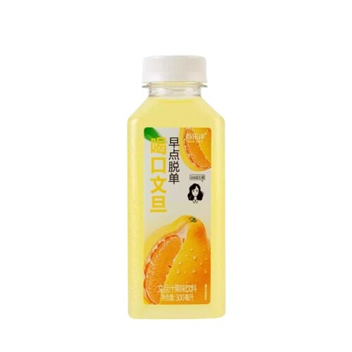 喝口文旦 文旦味复合饮料300ml*1瓶