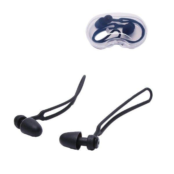 Water Proof Swimming Earplugs with Rope Waterproof Anti