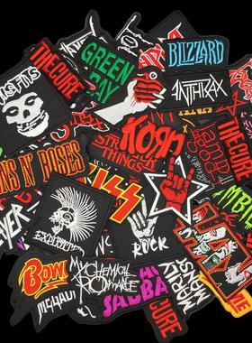 50pcs a lot Mixed Iron on Patches for Clothing Jacket Jeans