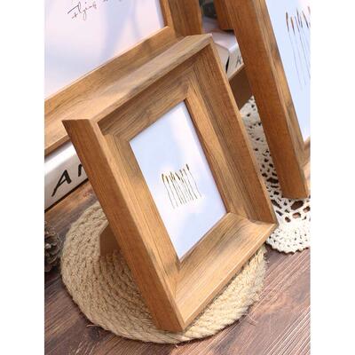Nordic simple wooden photo frame square picture frames 相框