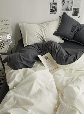 4pcs set Bedding Bed Sheets Quilt Pillow Cover Set Bedcover