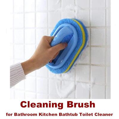 Cleaning Brush Sponge Scrubbing Bathroom Bathtub Cleaner