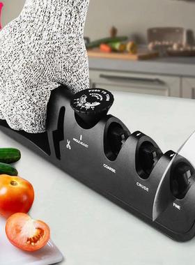 Knife Sharpener Angle 4 Stages Scissors Sharpening stone Pro