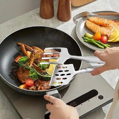 Shovel Clip Stainless Steel Flipping Clip Tongs Double