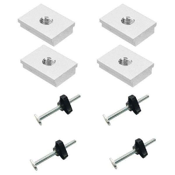 12 Pcs T-Slot T-Track Clamps DIY Woodworking Tool, With T