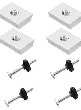 12 Pcs T-Slot T-Track Clamps DIY Woodworking Tool, With T