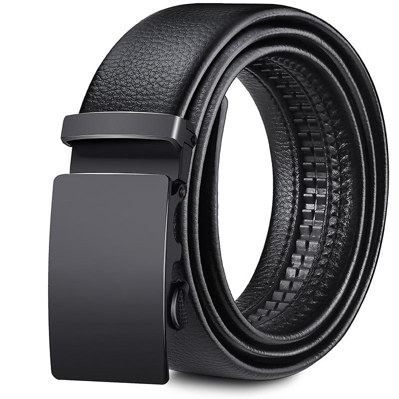 Mens Waist Belt Men Belts Leather Man For Jeans Black Male