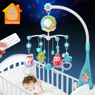 Baby Mobile Rattles Toys 0-12 Months For Baby Newborn Crib B