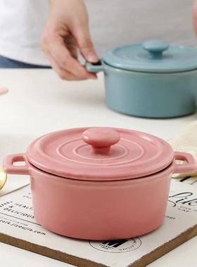 Ceramic Soup Pot Crock Pot Baby Food Steamed Bowl Stockpot