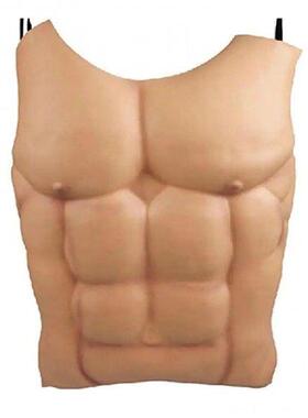 Nude Skin False Muscle Masquerade Costume Tricky Prop