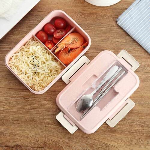 wheat straw lunch box for women korean lunch box can be