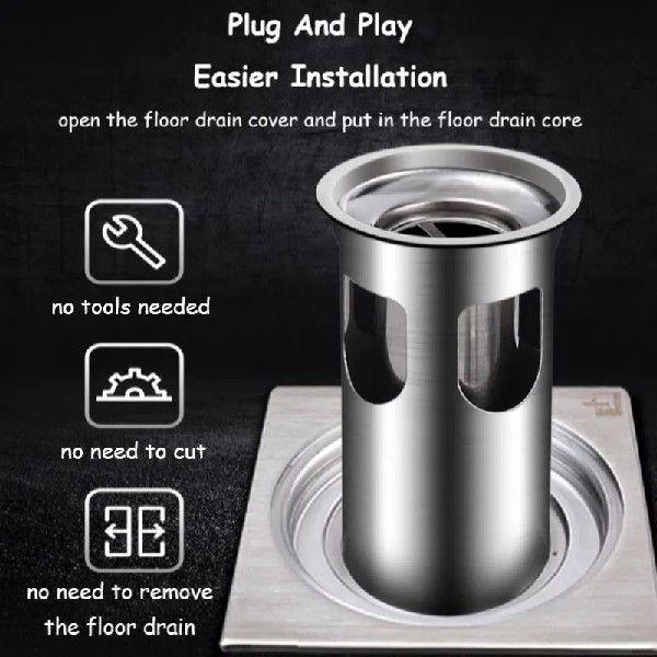 Anti Odor Stopper Floor Drain One Way Valve Shower Drainer