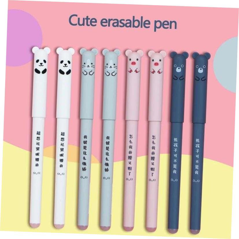 26 PCS Kawaii Erasable gel pens 0.38 mm Cute Stationery Blue