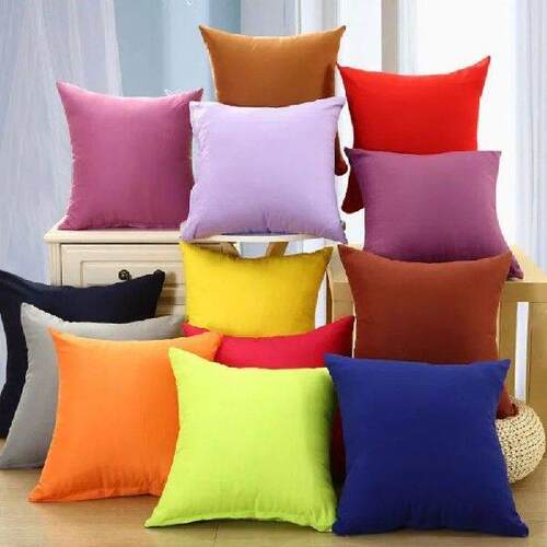 Candy Color Cushion Cover Solid Color Pillow Case Cover