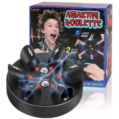 Shock Roulette Party Game Six Finger Heartbeat Lie Detector