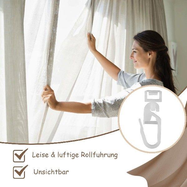 100pack/lot Non-clogging Waterproof Window Curtain Sliders