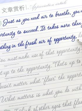 english cursive writing Practice calligraphy Writing英语练字