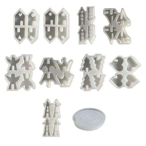 Heart House Castings Molds Baking Molds Resin Mould House