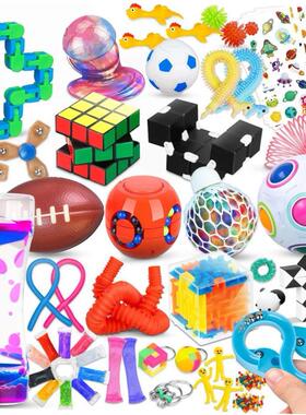 Mystery Fidget Toys Pack Set Pack Anti Stress Christmas Adve