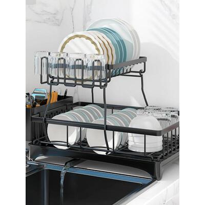 Storage rack, kitchen dish drain rack餐具收纳厨用碗碟沥水架