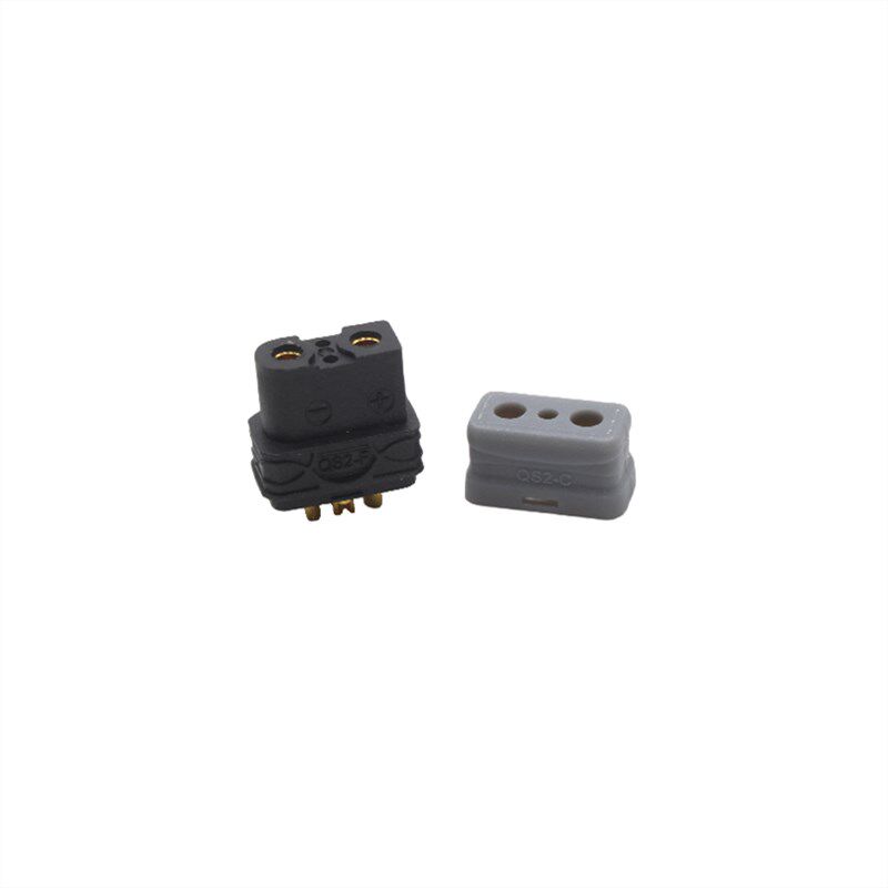 速发QS2连接器玩具车船航模智能新能源2P信号针插头