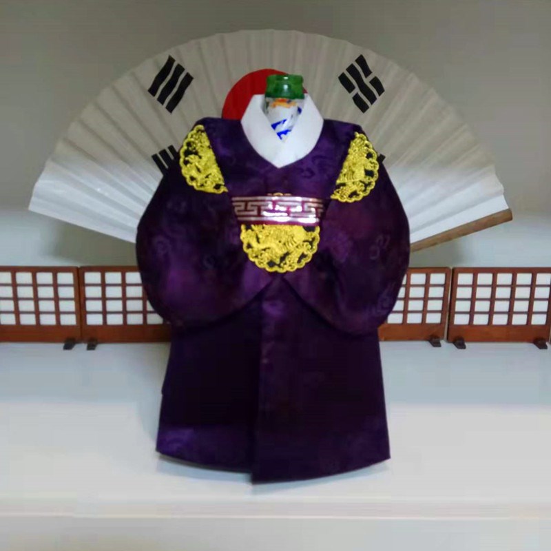 速发情侣韩服酒瓶套公主裙香槟红酒装饰品袋族民俗工艺品