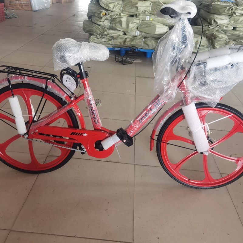 速发共享单车 小黄车 美团 青桔 脚踏车实心胎自行车 可做LOGO
