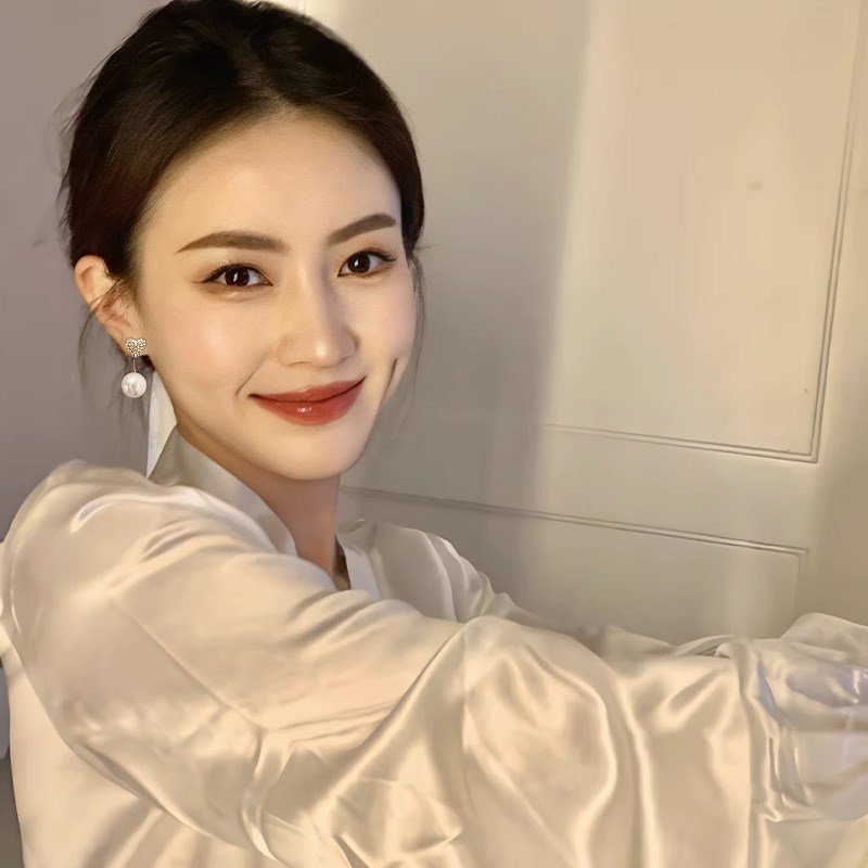 速发s珍珠耳环小众设计轻奢高级感202年新款潮耳钉耳饰耳坠