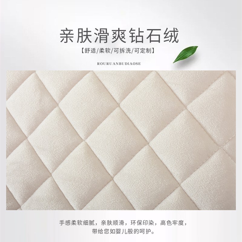 速发LISA能床头套通用欧式2025新款全包弧形床头罩防尘罩软包盖布