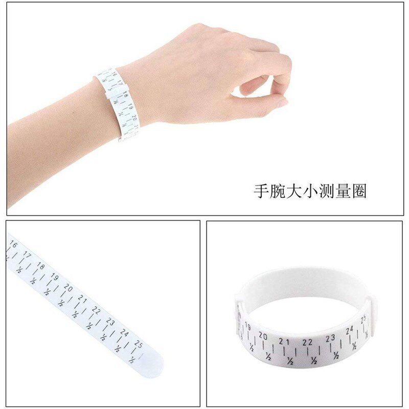 速发款式标准手镯测量圈手腕测量工具国内专属带镜测量圈