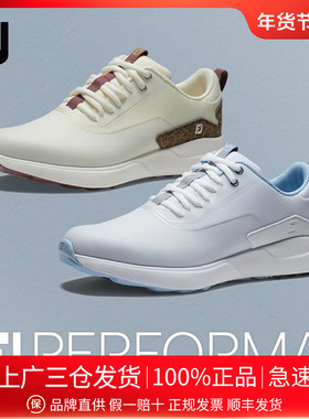 Footjoy高尔夫球鞋FJ女鞋Performa休闲舒适透气无钉运动防泼水鞋