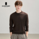 套头衫 金兔羊绒衫 纯羊绒精纺68支极简风基础百搭保暖半高领男长袖