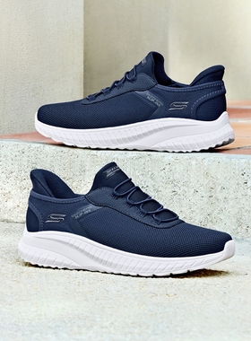 Skechers斯凯奇男鞋秋冬轻便闪穿运动休闲鞋舒适透气健步鞋118303