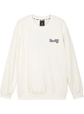 Skechers斯凯奇男女同款针织套头卫衣加绒保暖舒适打底衫L324U106