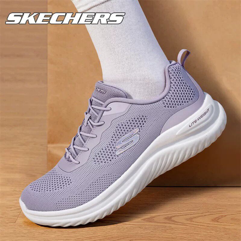 Skechers斯凯奇女士秋季轻便减震防滑透气耐磨休闲跑步鞋898117