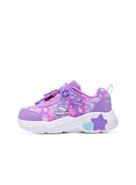 Skechers斯凯奇女小童学步鞋秋冬款可爱卡通魔术贴公主鞋302214N