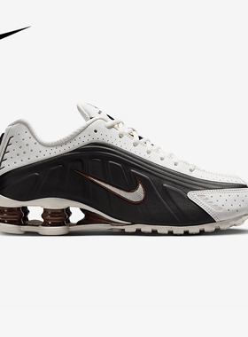 NIKE耐克女鞋SHOX R4运动鞋科技感回弹气柱缓震跑步鞋AR3565-104