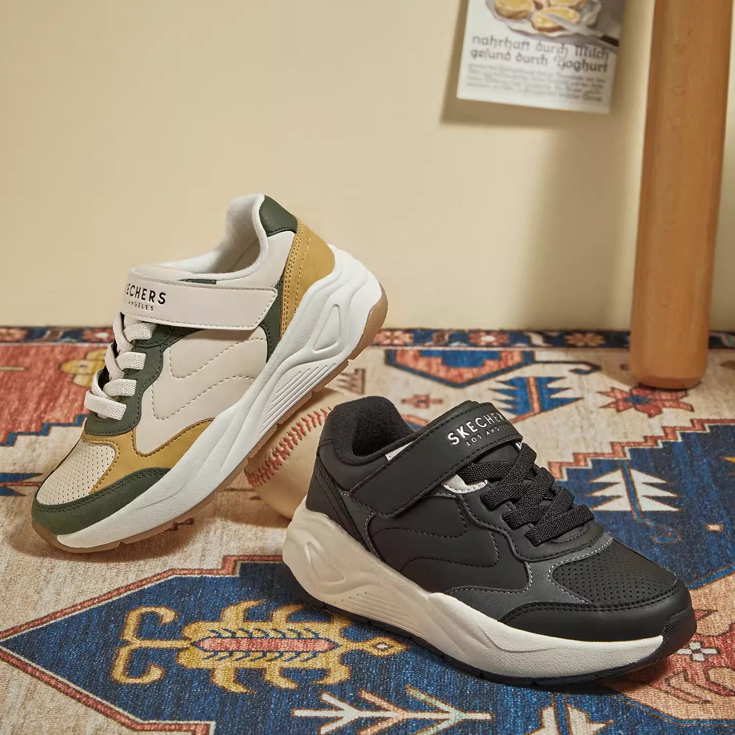 Skechers斯凯奇男童复古运动鞋