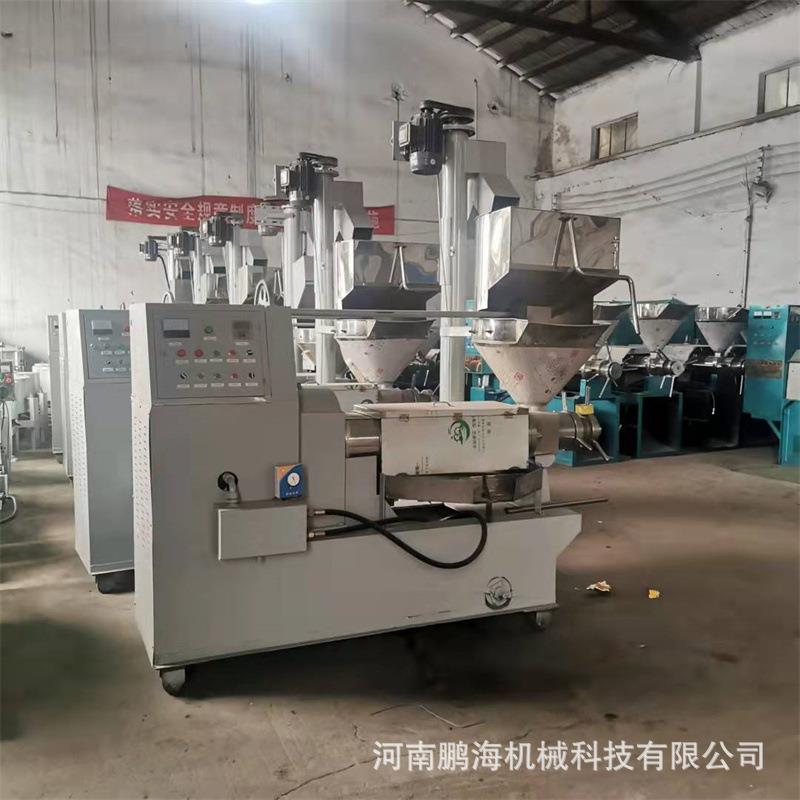 葵花籽螺旋榨油机100型冷热两用榨油机商用螺旋榨油机配件