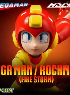 现货 threezero 3a mdlx 洛克人 火焰风暴 成品可动模型